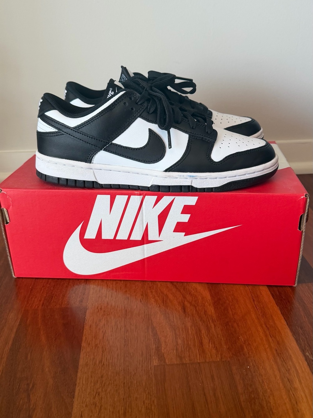 Nike Women’s Black and White Low-Top Dunk Sneakers